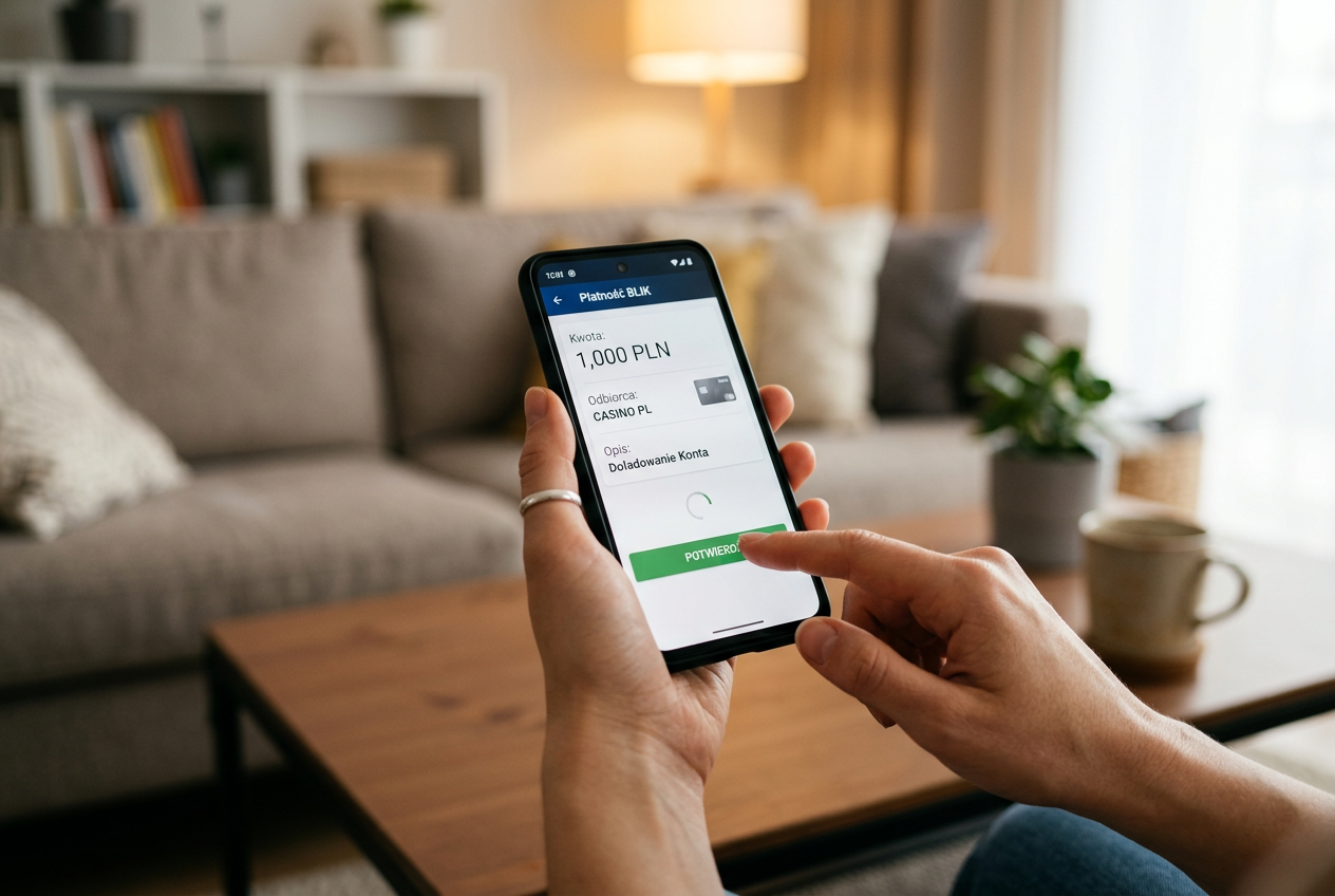Osoba dokonująca płatności mobilnej na smartfonie